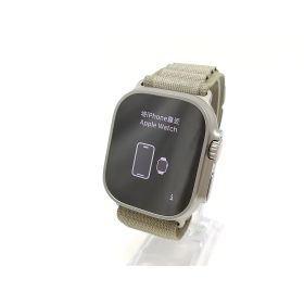 【中古】Apple Apple Watch Ultra2 49mm Cellular チタニウムケース/オリーブアルパインループ(L) MRF03J/A【横浜】保証期間1ヶ月【ランクA】