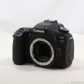 【中古】Canon(キヤノン) EOS 80D ボディ ブラック 【349-ud】