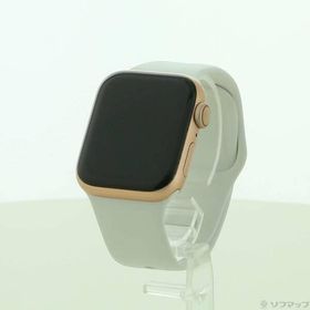 〔中古〕Apple(アップル) Apple Watch Series 5 GPS + Cellular 40mm ゴールドアルミニウムケース ホワイトスポーツバンド〔368-ud〕