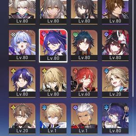 【引退】黄泉2凸餅 ロビン 火花 ホタル など | 崩壊スターレイル(崩スタ)のアカウントデータ、RMTの販売・買取一覧