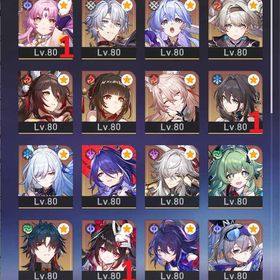 【引退アカウント】キャストリス+餅 トリビー マダム・ヘルタ+餅 ファイノン セイバー 黄泉+餅 | 崩壊スターレイル(崩スタ)のアカウントデータ、RMTの販売・買取一覧