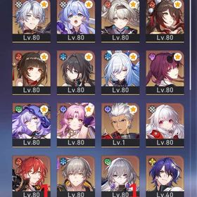 【武器55/80】セイバー ファイノン マダム・ヘルタ+餅 トリビー ジェイド ホタル+餅 霊砂 | 崩壊スターレイル(崩スタ)のアカウントデータ、RMTの販売・買取一覧