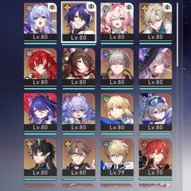 レイシオ完凸 限定アイコン、コスチュームあり | 崩壊スターレイル(崩スタ)のアカウントデータ、RMTの販売・買取一覧