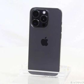 〔中古品〕 iPhone15 Pro 128GB ブラックチタニウム MTU73J／A SIMフリー【305】