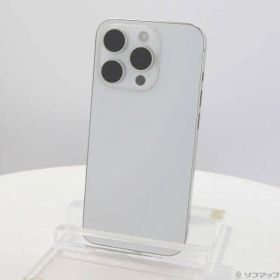 〔中古品〕 iPhone15 Pro 128GB ホワイトチタニウム MTU83J／A SIMフリー【269】