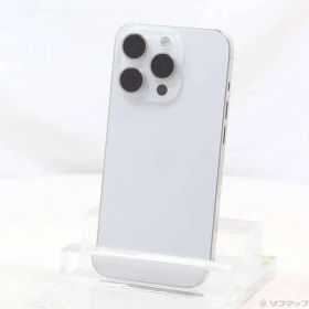 〔中古品〕 iPhone15 Pro 128GB ホワイトチタニウム MTU83J／A SIMフリー【348】