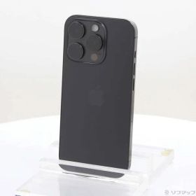 〔中古品〕 iPhone15 Pro 256GB ブラックチタニウム MTUC3J／A SIMフリー【344】