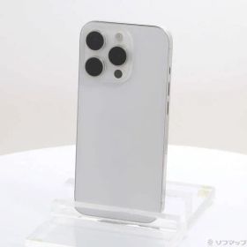 〔中古品〕 iPhone15 Pro 512GB ホワイトチタニウム MTUJ3J／A SIMフリー【269】
