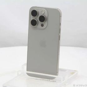 〔中古品〕 iPhone15 Pro 512GB ナチュラルチタニウム MTUK3J／A SIMフリー【269】