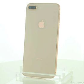 〔中古品〕 iPhone8 Plus 64GB ゴールド MQ9M2J／A SIMフリー【377】