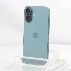 〔展示品〕 iPhone16 128GB ティール 3N395J／A SIMフリー【258】