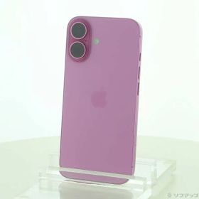 〔中古品〕 iPhone16 256GB ピンク MYDY3J／A SIMフリー【276】