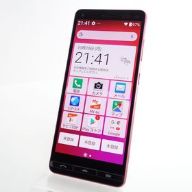 【SIMフリー】BASIO 4 KYV47 ワインレッド 利用制限〇 au版SIMロック解除品