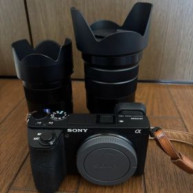 【値下げ】SONY α6500 ミラーレスカメラ 2本レンズ付き
