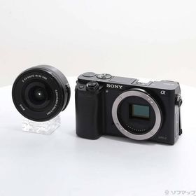 〔中古〕SONY(ソニー) α6000 パワーズームレンズキット ブラック ILCE-6000L〔262-ud〕