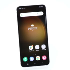 【未使用に近い】 au SIMフリーGalaxy S23 SCG19 256GB クリーム