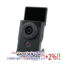 【中古】CANON製 Vlogカメラ PowerShot V10 ブラック 元箱あり