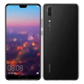【中古】 HUAWEI P20 EML-L29[128GB] SIMフリー ブラ… SIMフリー 状態A 128GB