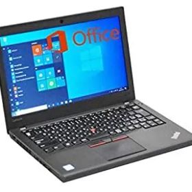 【中古】 【Win10】軽量薄型Lenovo ThinkPad X260 第6世代Core i5 2.3GHz メモリ8GB SSD 256GB 12.5インチ Webカメラ