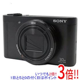 【1日と5.0のつく日、18日はポイント3倍！】【中古】SONY製 Cyber-shot DSC-WX500 ブラック/1820万画素