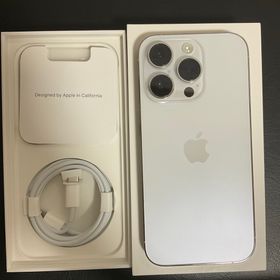 アイフォーン(iPhone)のApple iPhone 14 Pro シルバー 本体 256GB 画面ひびあり(スマートフォン本体)