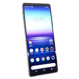 中古 SONY Xperia1 II 128GB パープル SO-51A docomo ※SIMトレイ欠品、バッテリ残量少なめ