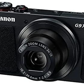 【中古】(非常に良い)Canon デジタルカメラ PowerShot G9 X(ブラック) 光学3.0倍ズーム 1.0型センサー PSG9X(BK)