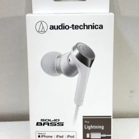 s25t-0870y【中古】【未使用】audio-technica オーディオテクニカ Lightning ワイヤードイヤホン イヤホン カナル型 有線 ATH-CKS330Li