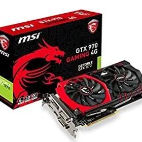 【中古】「非常に良い」MSI GeForce GTX 970 ビデオカード GTX970 GAMING 4G