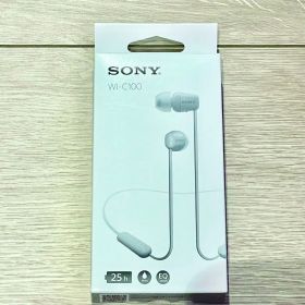 SONY WI-C100 ホワイト イヤホン 新品未使用