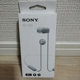 【新品】SONY ワイヤレスステレオヘッドセット WI-C100 ホワイト