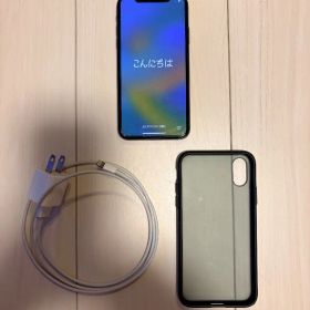 iPhone X 64GB SIMフリー ケース付 美品