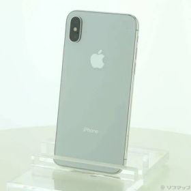 〔中古品〕 iPhoneX 256GB シルバー MQC22J／A SIMフリー【377】