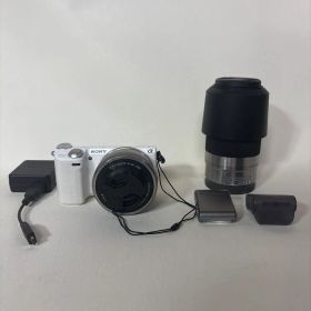 SONY NEX-5Rレンズキット＋望遠ズームレンズ＋フラッシュ付き