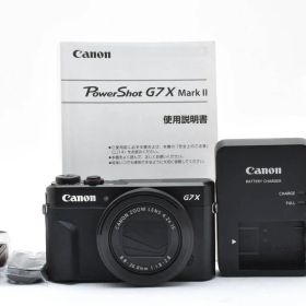 ★極上品★ キヤノン Canon PowerShot G7 X Mark II ブラック コンパクトデジタルカメラ ★ L99#6889