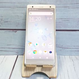 au SOV37 SONY Xperia XZ2 64GB リキッドシルバー ホワイト 117