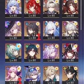 【引退アカウント】ファイノン+餅 ケリュドラ サンデー 霊砂 キャストリス+餅 マダム・ヘルタ | 崩壊スターレイル(崩スタ)のアカウントデータ、RMTの販売・買取一覧