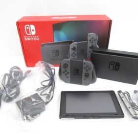 【送料無料】☆初期化済☆ Nintendo Switch 本体（グレー）HAD-S-KAAAA/JPN⑤ ［564-351-10000_0908］