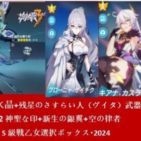 38000各種カード合計60-80枚+ ヴィタ）専属武器を持つ+2神聖な印+新生の銀空の律者+S自 | 崩壊3rdのアカウントデータ、RMTの販売・買取一覧