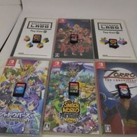 ニンテンドースイッチ ソフト 6本 セット スナックワールド リアセカイ Nintendo Switch