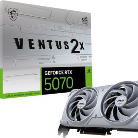 MSI GeForce RTX 5070 12G VENTUS 2X OC WHITE グラフィックスボード VD9070