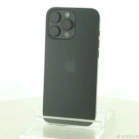 〔中古品〕 iPhone16 Pro Max 512GB ブラックチタニウム MYWL3J／A SIMフリー【258】