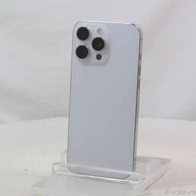〔中古品〕 iPhone16 Pro Max 256GB ホワイトチタニウム MYWH3J／A SIMフリー【377】