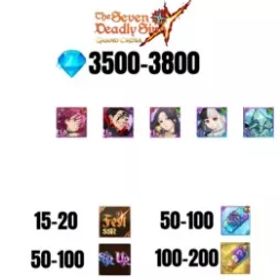 [海外] 3500-3800 虹のダイヤ |ゼルドリス デーモン キング ニュー |SKULD |ガウザー |ヘラグリーン |コクティウス |15-20 フェスト |50-100 UR/SSR |50-100 枚 SSR