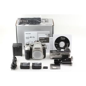 【撮影枚数322枚】PENTAX K-1 Limited Silver（Mark II アップ) D-BG6 バッテリー×2 メタルホットシュー付属