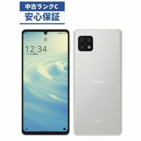 【中古】【可】AQUOS sense6 SH-54B シルバー SIMロック解除済 docomo 【安心30日保証】 本体 白ロム CCコネクト
