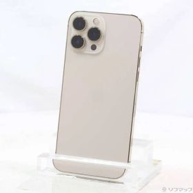 〔中古品〕 iPhone13 Pro Max 128GB ゴールド MLJ63J／A SIMフリー【368】