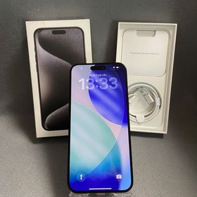 美品 国内版 SIMフリー iPhone15 Pro Max 512GB ブラックチタニウム色