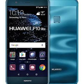 【中古】【安心保証】 HUAWEI P10 lite WAS-LX2J[32GB] UQモバイル サファイアブルー
