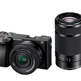 SONY ソニー デジタル一眼カメラ α6400 ダブルズームレンズキット ブラック(ILCE-6400X/B) 取り寄せ商品